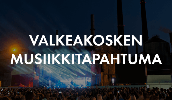 Valkeakosken Musiikkitapahtuman yleisö ja lava