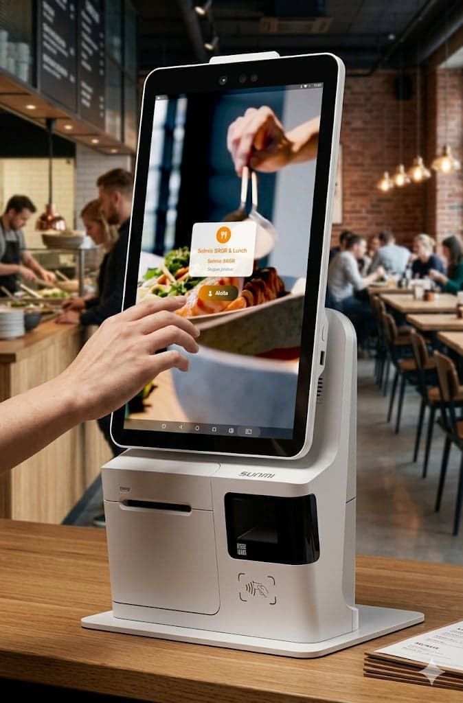 Kiosk-itsepalvelukassa